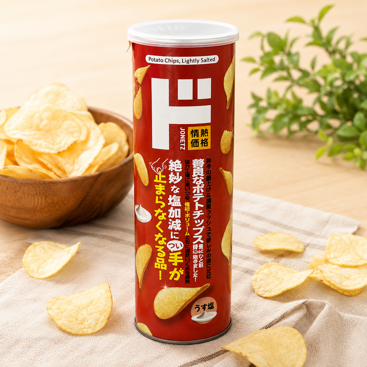 돈키호테 오리지널 포테토칩 감자칩 캐니스터 소금맛 150g