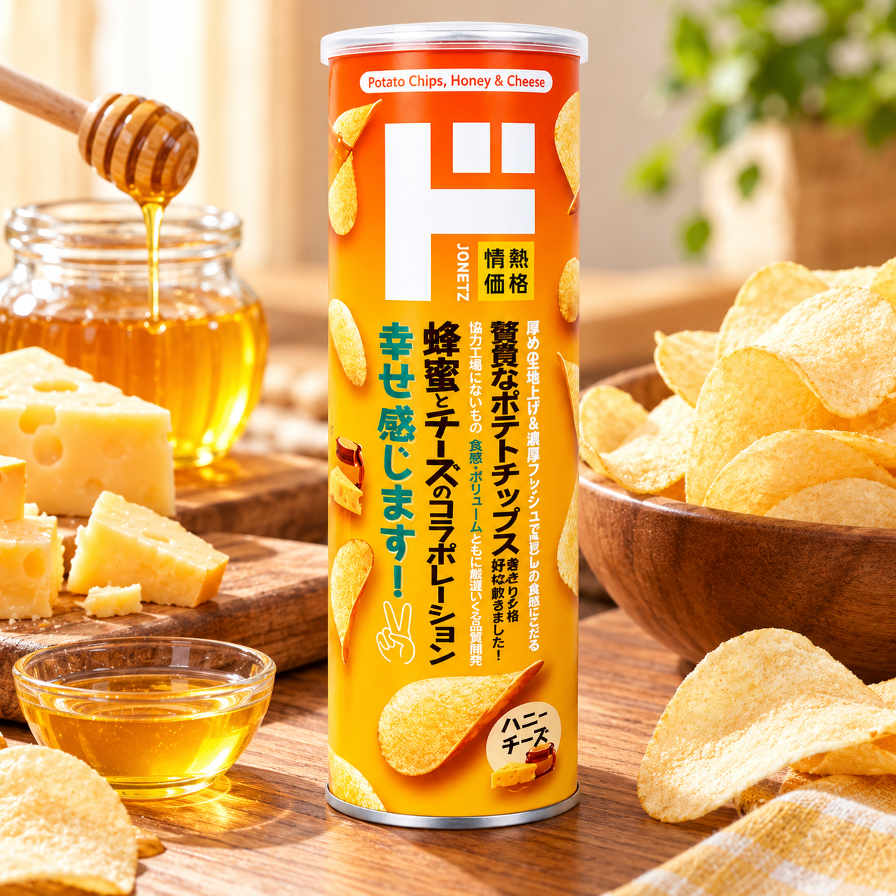 돈키호테 오리지널 포테토칩 감자칩 캐니스터 허니치즈맛 150g
