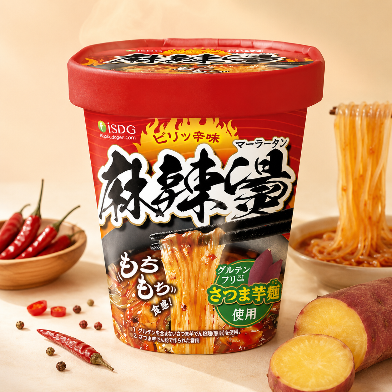 일본 컵라면 ISDG 중화방 매운 마라탕 당면 컵누들 88g