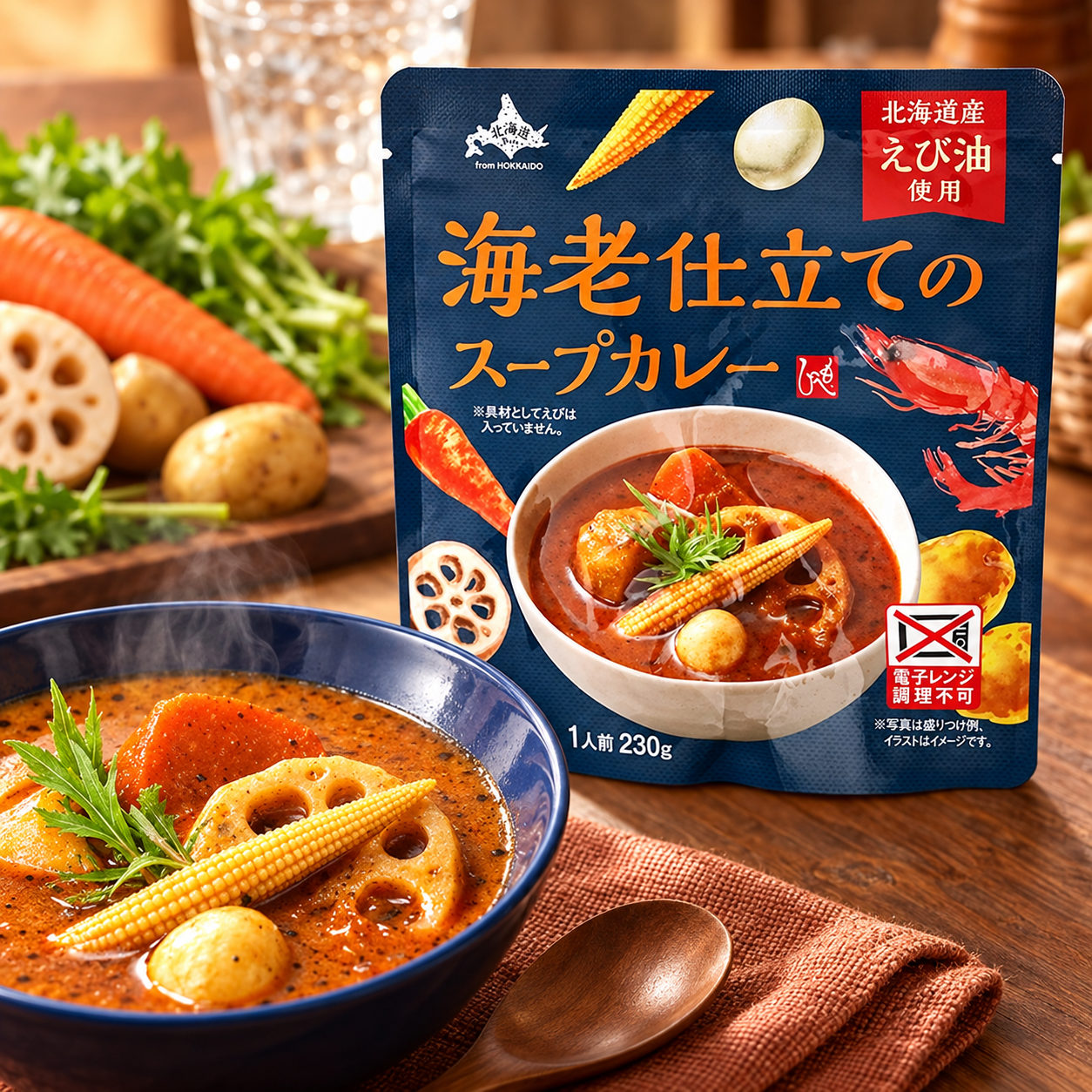 칼디 KALDI 홋카이도 새우 풍미 스프카레 230g