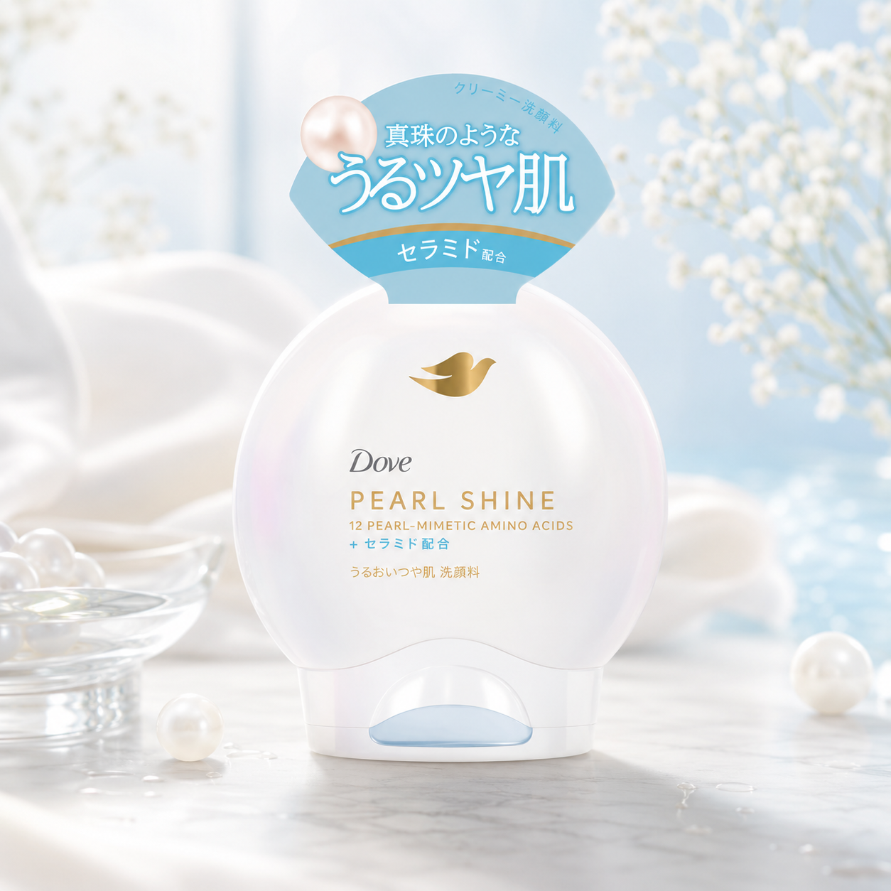 도브 펄샤인 모공 수분 클렌징폼 세안제 보습광채윤광 140g