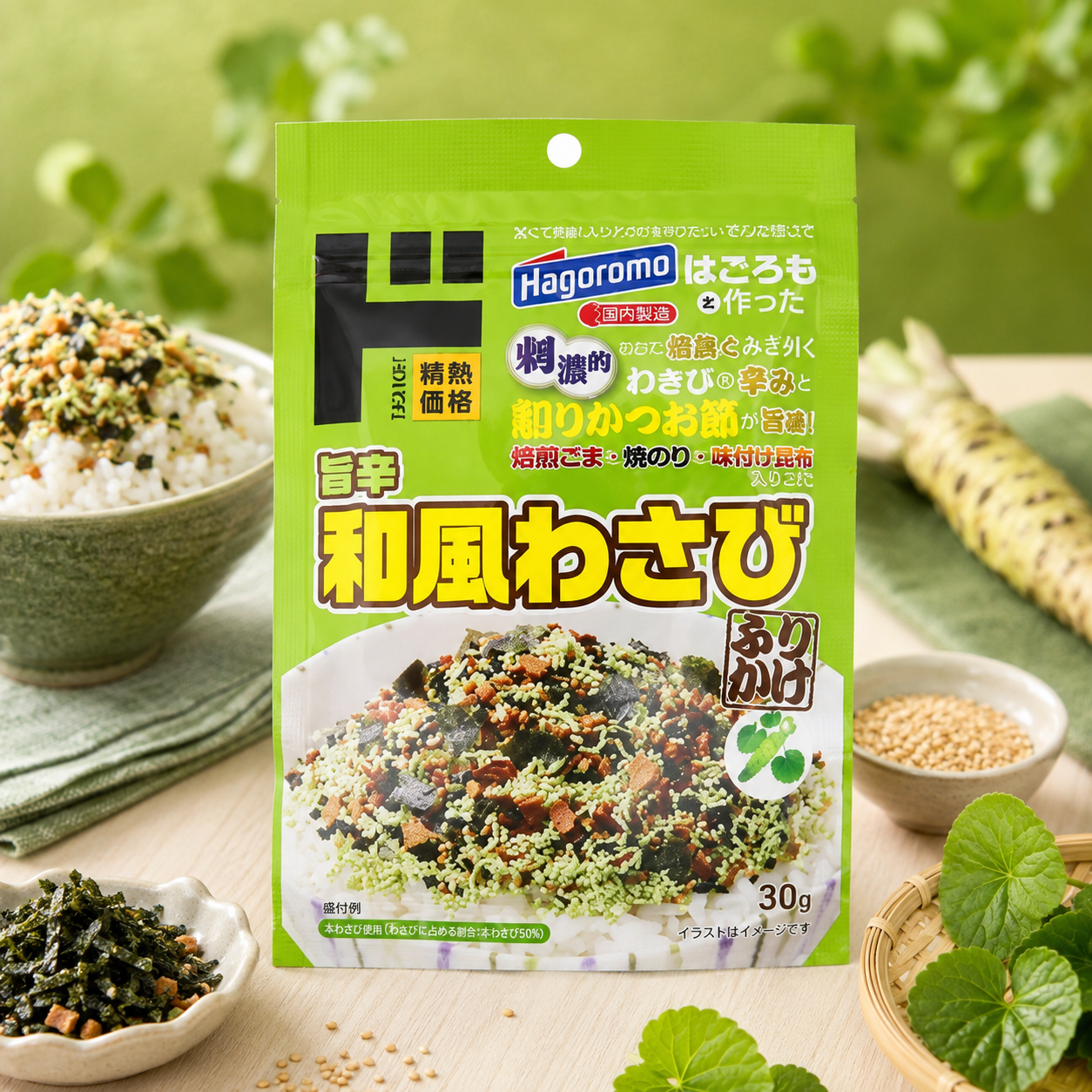 일본 돈키호테 오리지널 매콤 일본풍 와사비 후리카케 30g