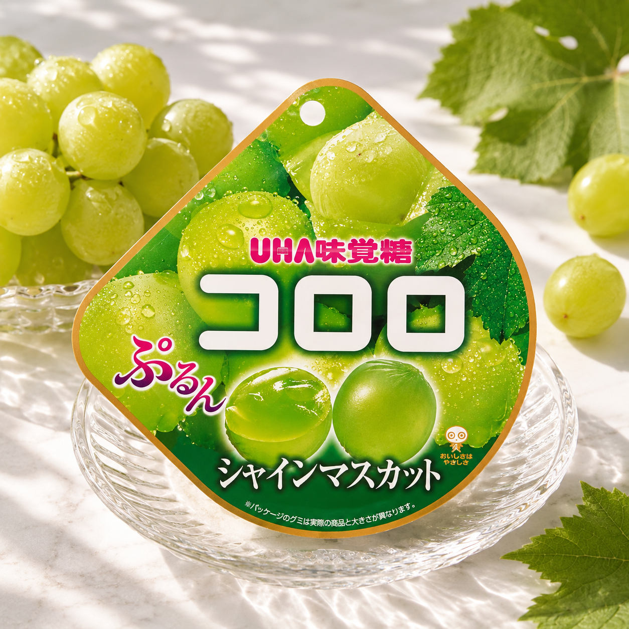 UHA미각당 코로로 과일 젤리 샤인머스캣 청포도맛 48g