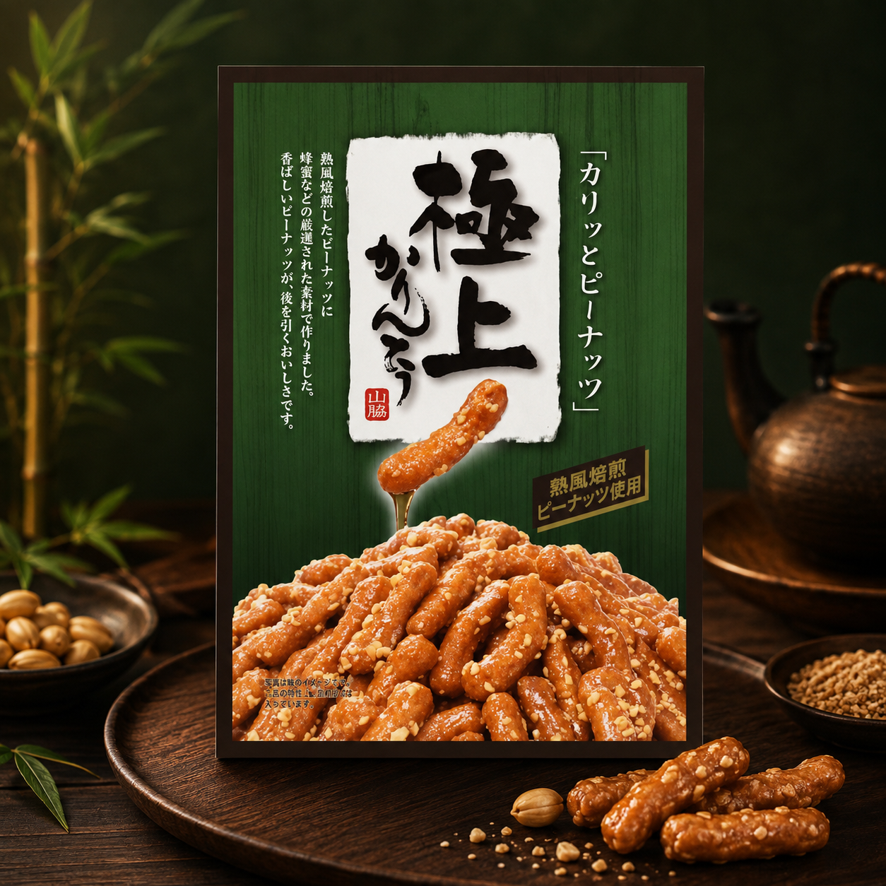 일본과자 야마와키제과 극상 피넛 땅콩 카린토 맛동산 117g
