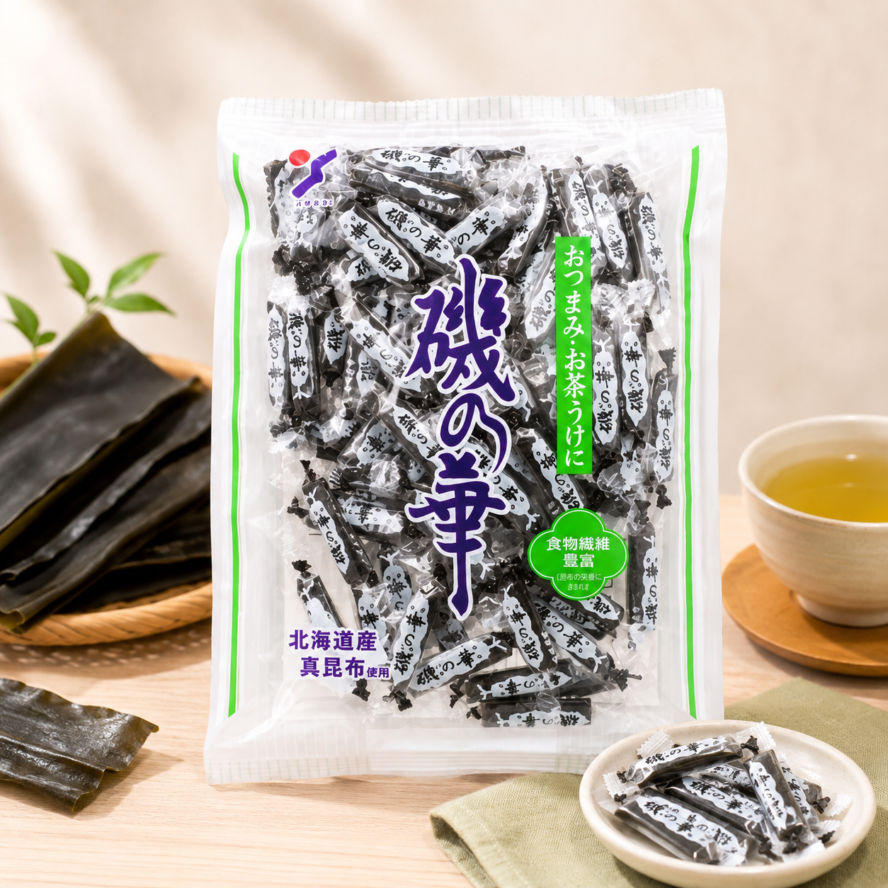 일본 야마에이 이소노하나 다시마 젤리 안주 스낵 250g