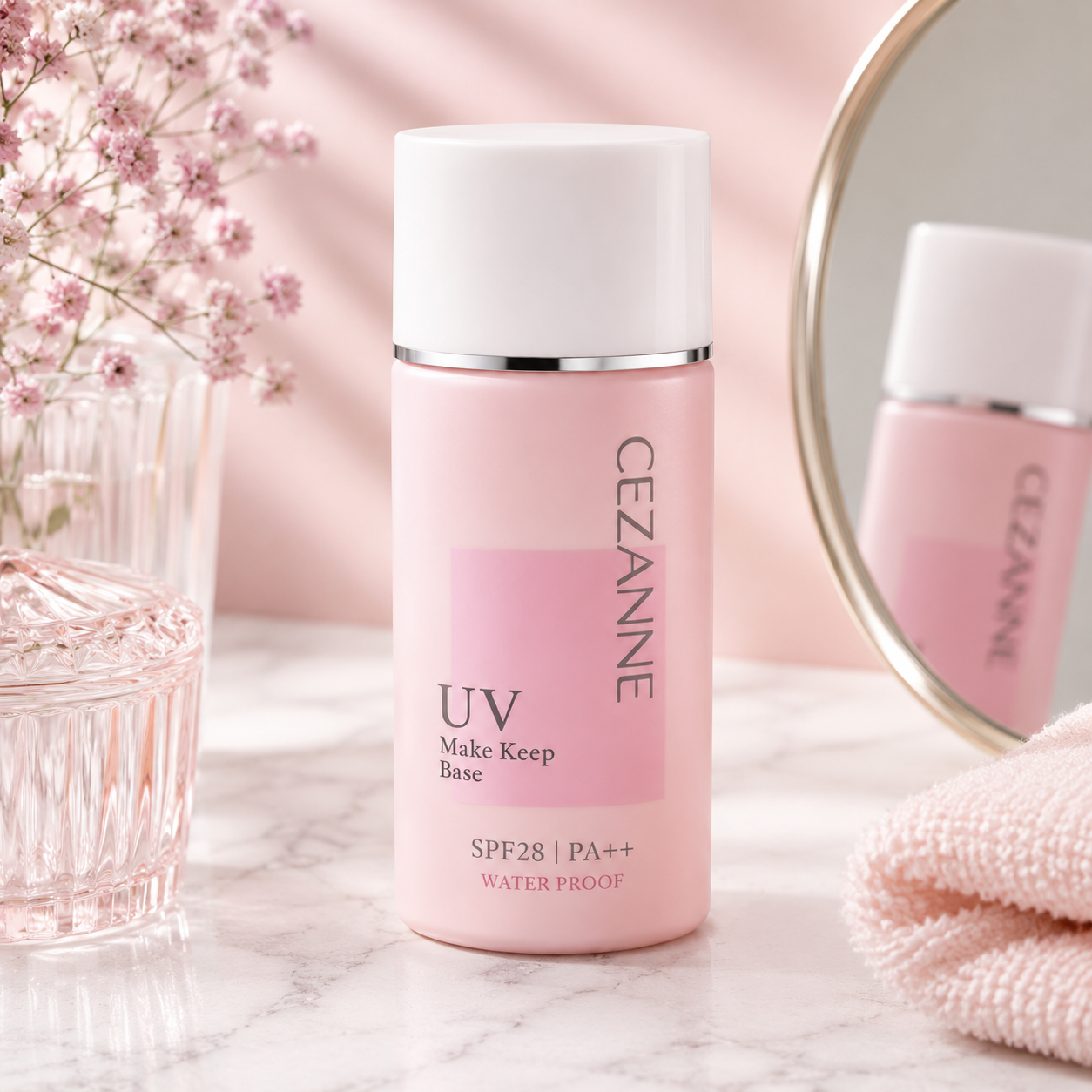 세잔느 메이크업 킵 베이스 핑크베이지 30ml 피지 번들거림 방지