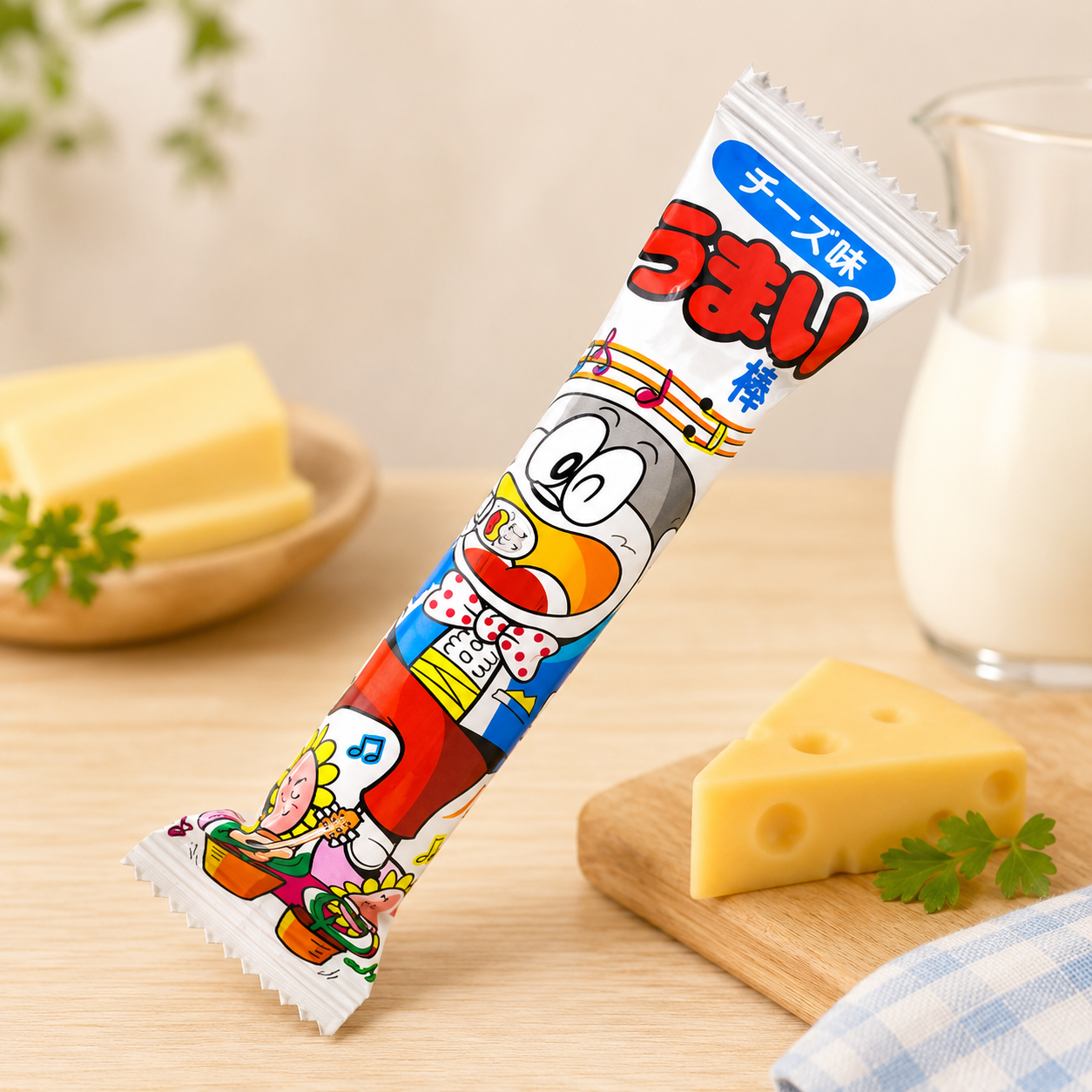 일본 야오킨 리스카 우마이봉 곡물과자 치즈맛 6g