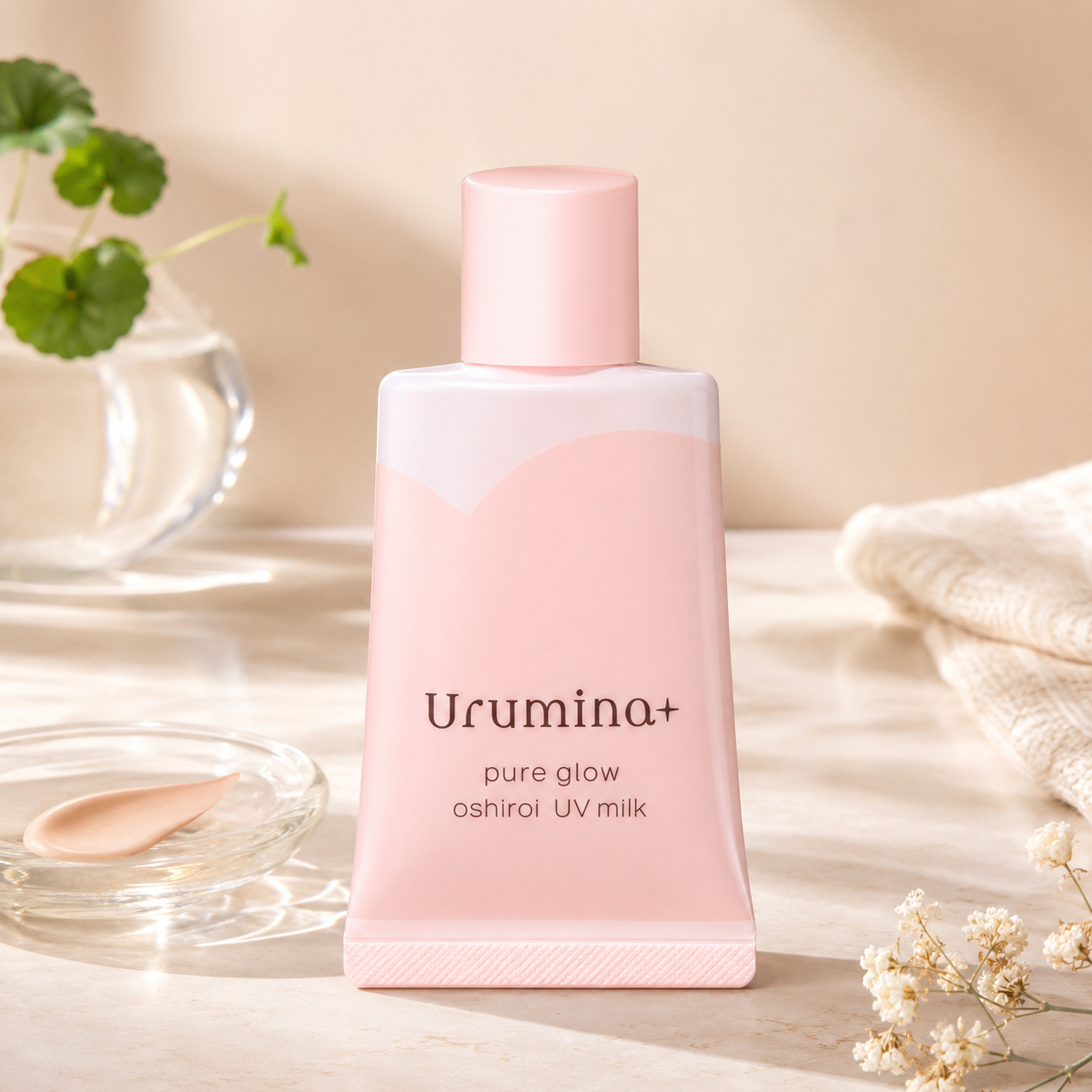 일본 코세 우루미나 플러스 UV 메이크업 베이스 네츄럴베이지 35g