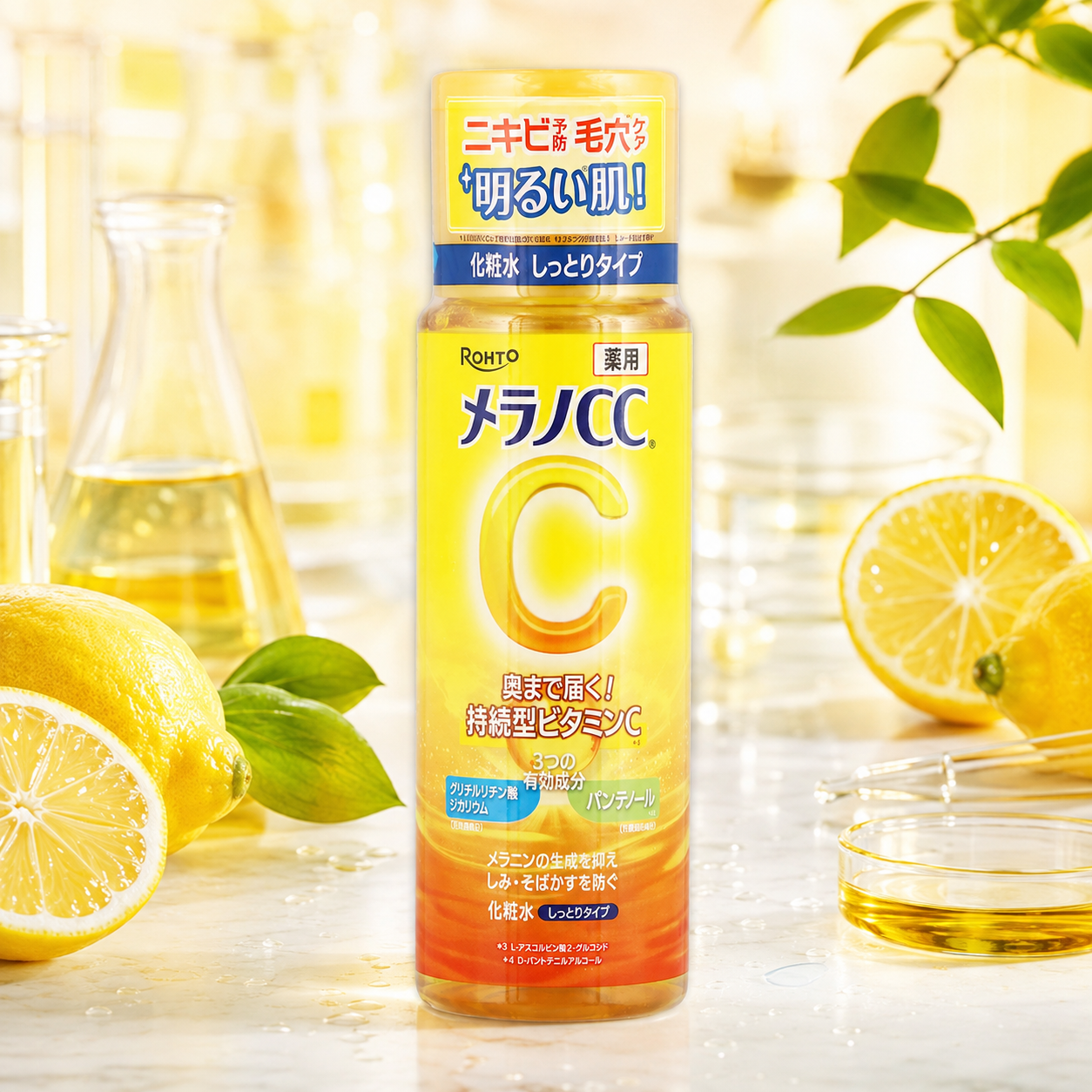 일본 로토제약 멜라노CC 브라이트닝 토너 스킨 촉촉한 타입 170ml