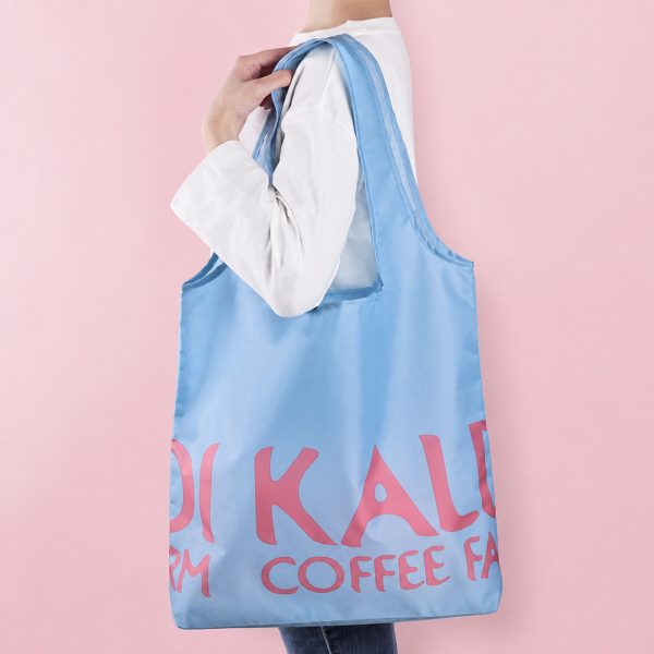 칼디 KALDI 오리지널 에코백 컴팩트 장바구니 시어블루