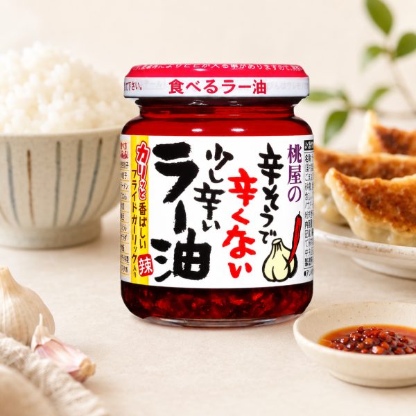 모모야 라유 고추기름 약간 매운맛 만능양념소스 110g