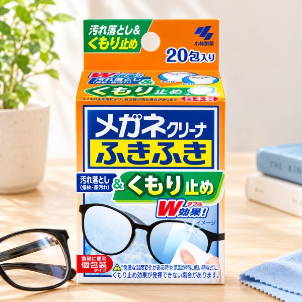 고바야시 후키후키 안경클리너 김서림방지 일회용 안경닦이 20매입